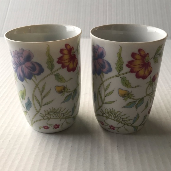Set Of 2 Vintage “Avignon” Fine China Mugs/Cups By Toscany 8 Oz. - Picture 4 of 10
